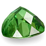 1.22-Carat Trilliant-Cut Neon Green Demantoid Garnet