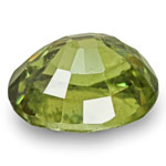 0.71-Carat Vivid Yellowish Green Eye-Clean Demantoid Garnet