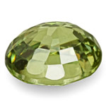 0.65-Carat VVS-Clarity Vivid Yellowish Green Demantoid Garnet