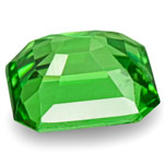 0.69-Carat Vivid Neon Green Eye-Clean Kenyan Tsavorite Garnet