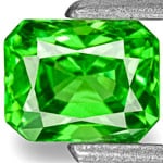 0.80-Carat Flawless Intense Green Tsavorite Garnet from Kenya