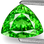 1.47-Carat Bright Electric Green VVS Trilliant-Cut Tsavorite