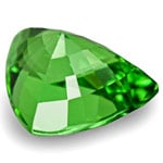 1.47-Carat Bright Electric Green VVS Trilliant-Cut Tsavorite