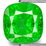 0.78-Carat Cushion-Cut Tsavorite Garnet from Tsavo Mines, Kenya