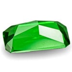 0.48-Carat Flawless Deep Chrome Green Scissor-Cut Tsavorite