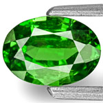 1.44-Carat Pair of Eye-Clean Deep Green Oval-Cut Tsavorites