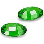 1.44-Carat Pair of Eye-Clean Deep Green Oval-Cut Tsavorites