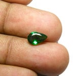 1.01-Carat Pear-Shaped High Clarity Tsavorite Garnet