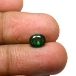 0.93-Carat Dark Green Oval-Cut Tsavorite Garnet from Kenya