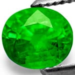 0.99-Carat Grass Green Tsavorite Garnet from Kenya