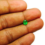 0.99-Carat Grass Green Tsavorite Garnet from Kenya