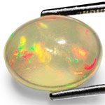 2.24-Carat Lovely Oval Cabochon-Cut Ethiopian Opal