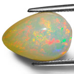 3.95-Carat Pear-Shaped Opal from Welo, Ethiopia