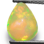 2.51-Carat Natural & Untreated Pear-Shaped Opal from Ethiopia