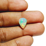 2.51-Carat Natural & Untreated Pear-Shaped Opal from Ethiopia