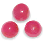 9.49-Carat 3-pc Set of Unheated Dark Pink 7.50mm Round Rubies