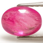 2.01-Carat Pleasing Dark Pink Ruby Cabochon from Burma