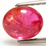 2.24-Carat Beautiful Intense Pink Cabochon-Cut Ruby from Burma