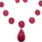 75.78-Carat Layout of Beautiful Unheated African Ruby Cabochons