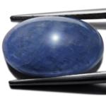 14.98-Carat Sky Blue Burmese Sapphire Cabochon (Non-Heated)