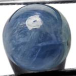 14.80-Carat Round Domed Sapphire Cabochon from Mogok (Burma)