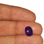 4.71-Carat Unqiue Cabochon-Cut Color-Change Sapphire from Ceylon