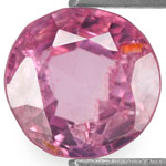 1.29-Carat Vivid Pink Round Spinel from Burma