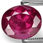 2.06-Carat Eye-Clean Deep Purple Spinel from Sri Lanka