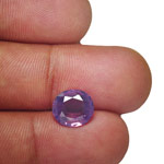 2.73-Carat Amazing Vivid Violet Spinel from Mogok, Burma