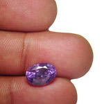 3.60-Carat Deep Purple VVS-Clarity Burmese Spinel