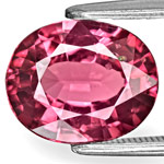 4.27-Carat Sparkling Deep Pink Oval-Cut Sri Lankan Spinel