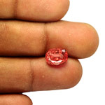 2.88-Carat Fiery Orange Cushion-Cut Spinel from Sri Lanka