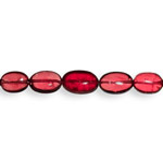 15.27-Carat 11-pc Layout of Intense Red Burmese Spinel Beads