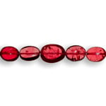 15.78-Carat 11-pc Strand of Deep Pinkish Red Mogok Spinels