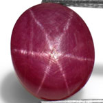 4.39-Carat Marvelous Deep Purplish Red Indian Star Ruby