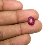 4.39-Carat Marvelous Deep Purplish Red Indian Star Ruby