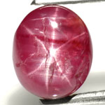 2.39-Carat Intense Red Burmese Star Ruby (Unheated)