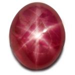 1.77-Carat Carat Intense Pinkish Red Star Ruby (Unheated)