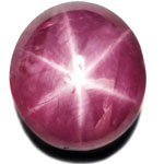 5.09-Carat Pinkish Red Star Ruby with Super Sharp Dancing Star