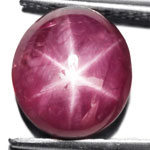 5.09-Carat Pinkish Red Star Ruby with Super Sharp Dancing Star