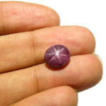 6.73-Carat Dark Purple Burmese Star Ruby (Ideal for Men's Ring)