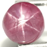 3.17-Carat Purplish Pinkish Red 6-Ray Star Ruby (Burmese)