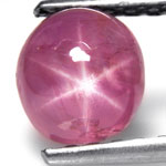 2.31-Carat Elegant Pink Star Ruby from Burma (Unheated)