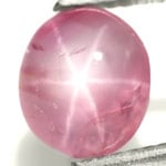 1.97-Carat Intense Pink Burmese 6-Ray Star Ruby