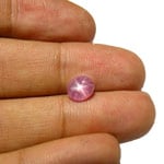 1.97-Carat Intense Pink Burmese 6-Ray Star Ruby