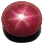 5.34-Carat Beautiful Pinkish Red Star Ruby from John Saul Mines