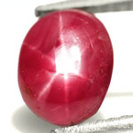 1.78-Carat Deep Magenta Red Star Ruby from Kenya (AIGS)