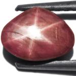 2.30-Carat Wonderful Triangle-Shaped 6-Ray Star Ruby