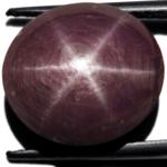 17.04-Carat Purplish Red Star Ruby for Men with Super Sharp Star