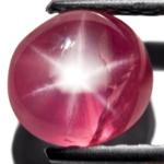 2.03-Carat Glorious Vivid Pink 6-Ray Star Ruby from Burma